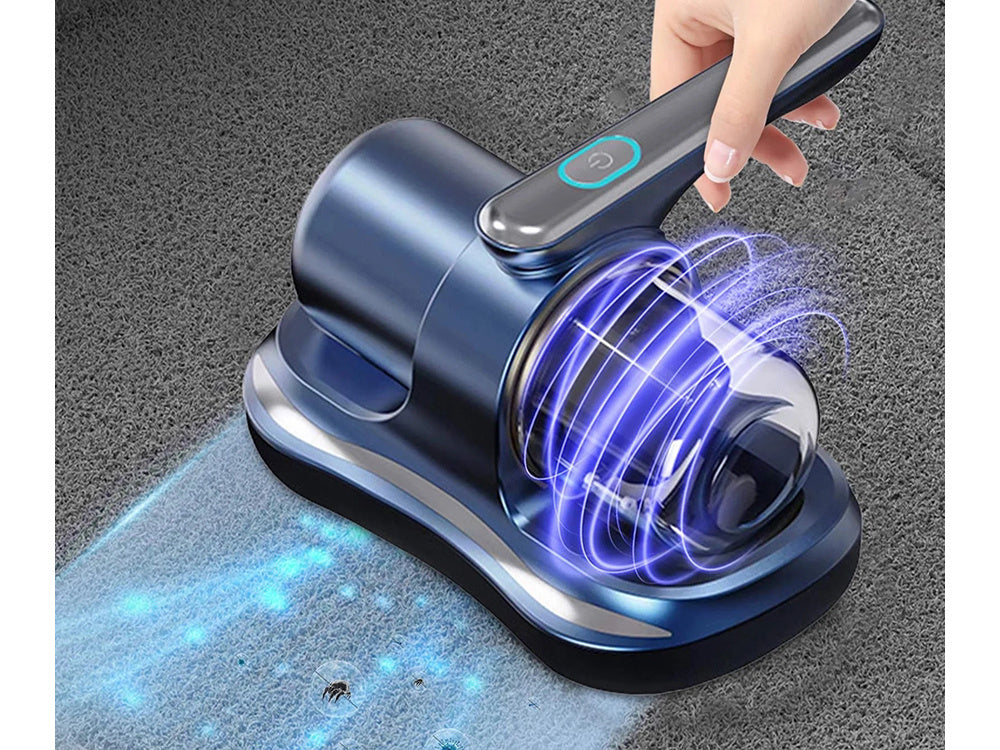 Rokas putekļu ērcīšu nosūcējs bez maisiņa ar UV lampu alerģijas slimniekiem