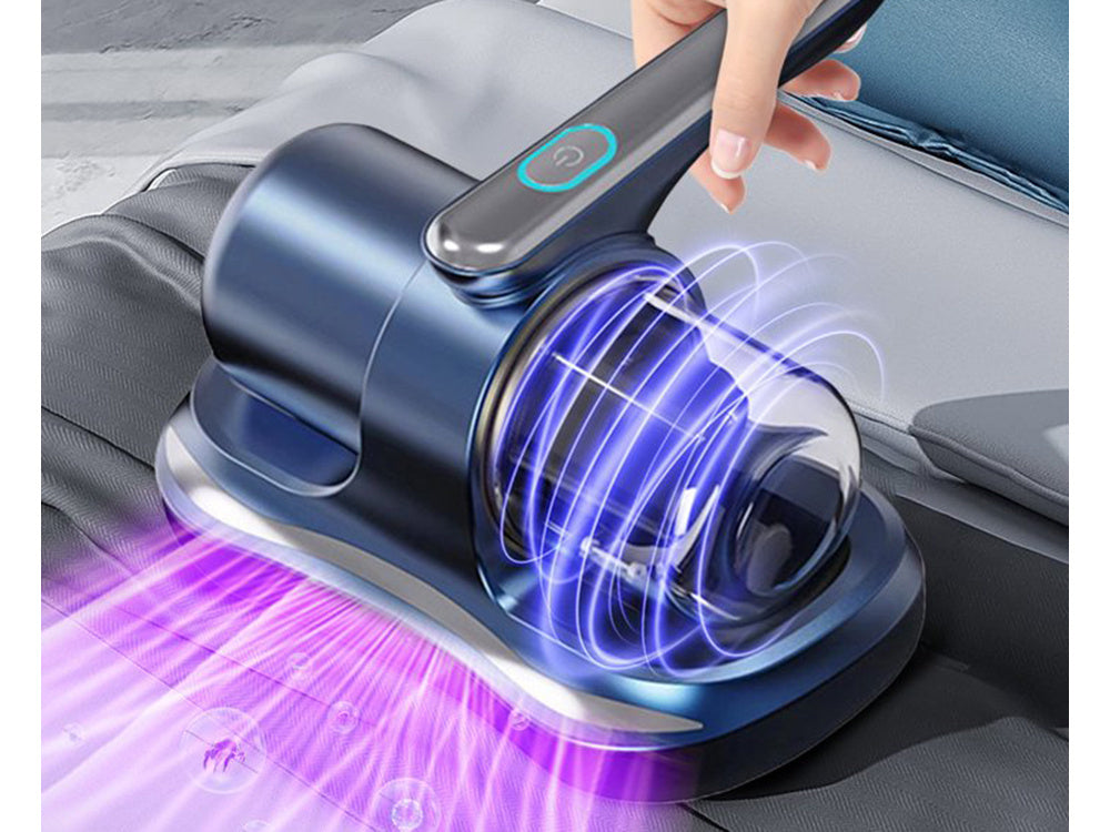 Rokas putekļu ērcīšu nosūcējs bez maisiņa ar UV lampu alerģijas slimniekiem