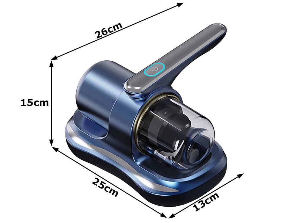 Rokas putekļu ērcīšu nosūcējs bez maisiņa ar UV lampu alerģijas slimniekiem