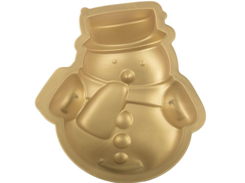 Sniegavīra kūkas forma, liela silikona Ziemassvētku kūkas forma