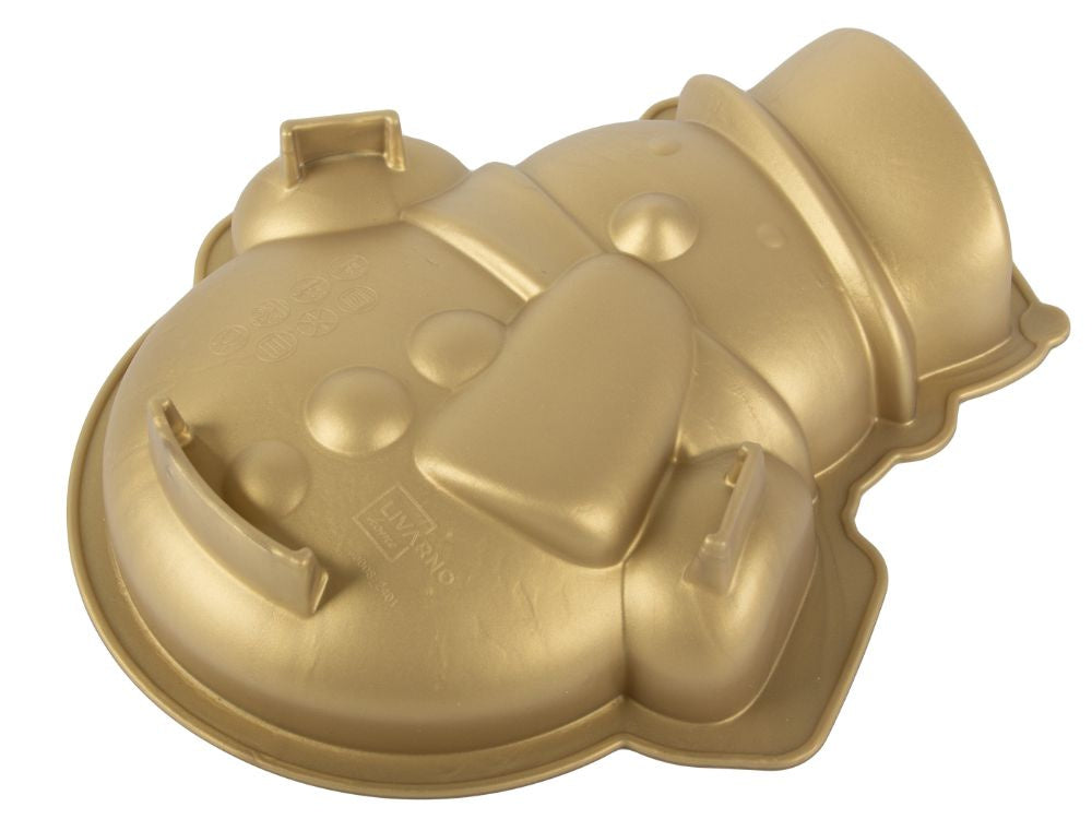 Sniegavīra kūkas forma, liela silikona Ziemassvētku kūkas forma