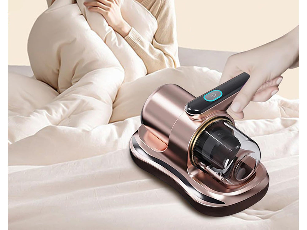 Rokas putekļu ērcīšu nosūcējs bez maisiņa ar UV lampu alerģijas slimniekiem