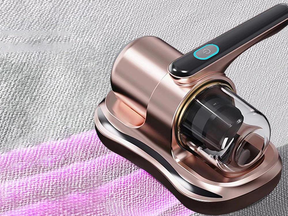 Rokas putekļu ērcīšu nosūcējs bez maisiņa ar UV lampu alerģijas slimniekiem