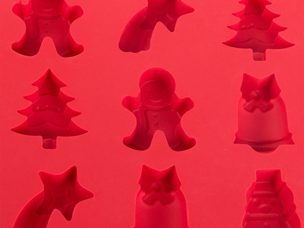 Cepamās pannas 6 daļu svētku piparkūku vīriņu komplekts