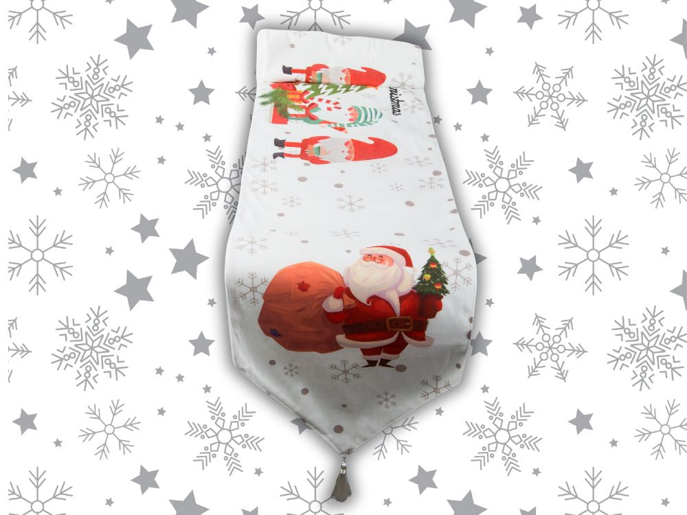 Ziemassvētku galda celiņš Ziemassvētku galdauts Ziemassvētku vakaram 205x35cm