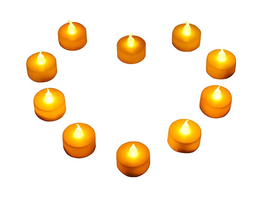 Ar baterijām darbināma LED svece svečturu dekorēšanai vainaga liesmas efektam