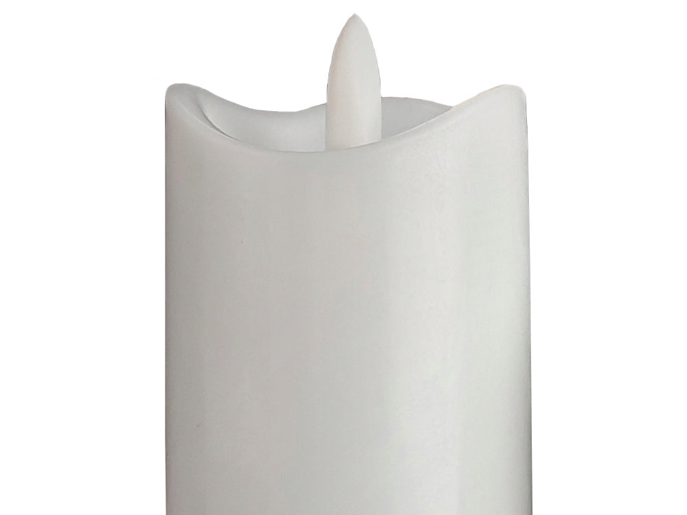 Baterijas sveces uzpilde LED svece kustīga liesma vaska lampa svece