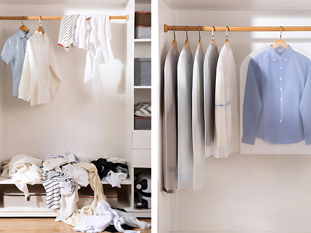 Apmetņa un mēteļa pārvalks, liels, 60x100cm