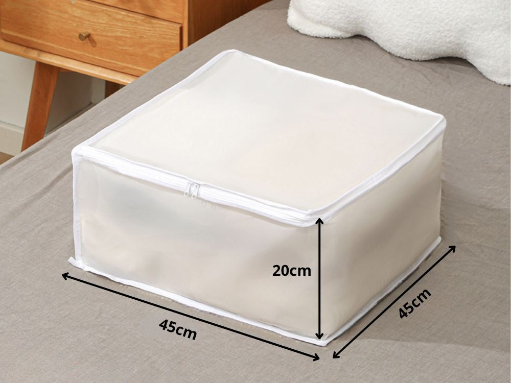 Gultasveļas organizators, drēbju organizators, segas pārvalks ar rāvējslēdzēju