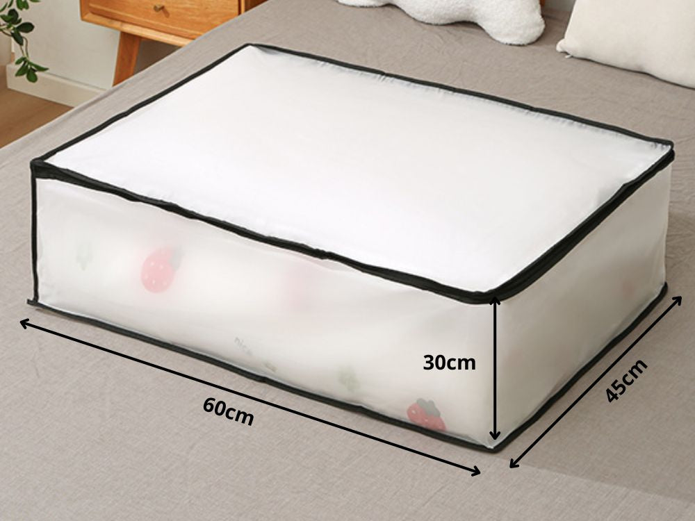 Gultasveļas organizatora drēbju kastes segas pārvalks ar rāvējslēdzēju XL