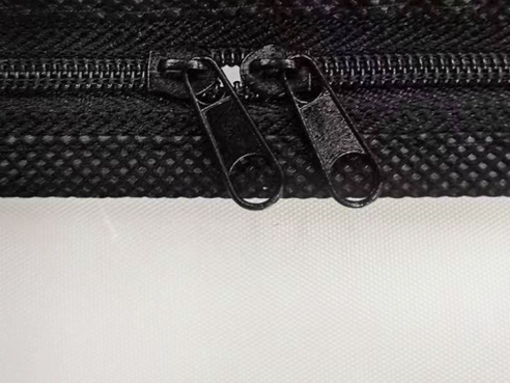 Gultasveļas organizatora drēbju kastes segas pārvalks ar rāvējslēdzēju XL