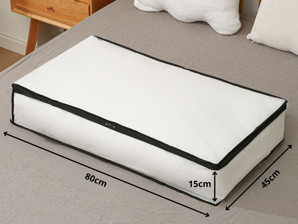 Gultasveļas organizatora drēbju kastes segas pārvalks ar rāvējslēdzēju, XXL