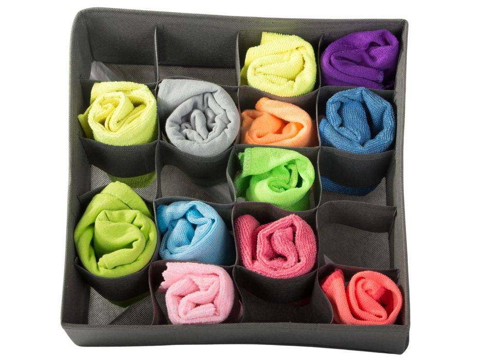 Apakšveļas organizators zeķēm atvilktnes skapīša ieliktnis 20 nodalījumi