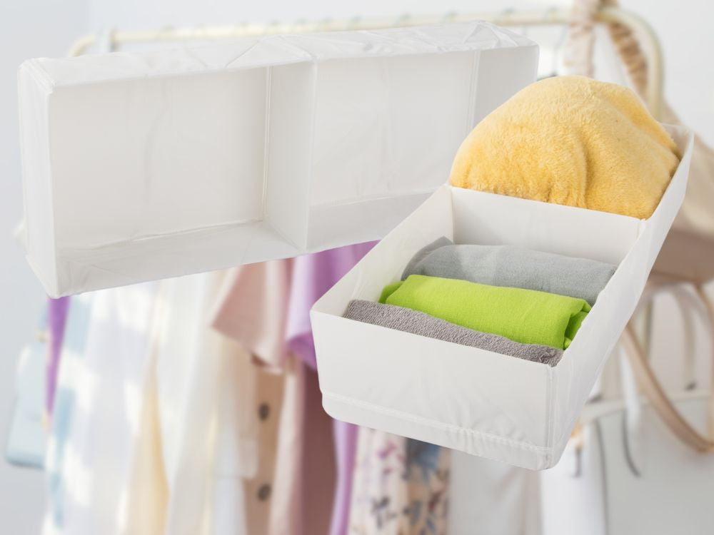 Apakšveļas organizators zeķēm atvilktne skapja oderējums lieli nodalījumi