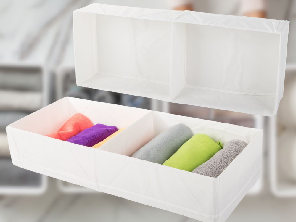 Apakšveļas organizators zeķēm atvilktne skapja oderējums lieli nodalījumi