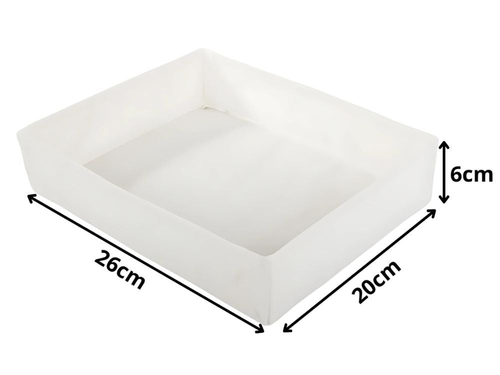 Apģērbu organizators apakšveļai skapja atvilktnei, balts, universāls