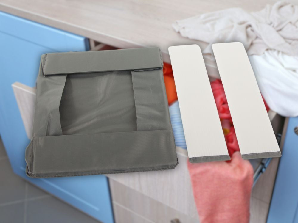 Apģērbu organizators apakšveļai skapja atvilktnei pelēks universāls