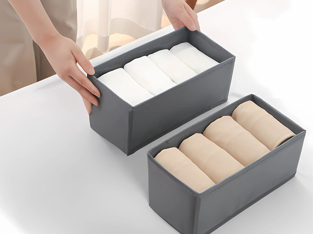 Krūštura organizators apakšveļa zeķes drēbju atvilktne skapis pelēks