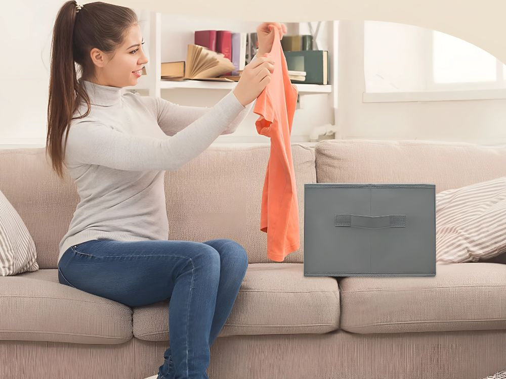 Apģērbu organizators apakšveļa bikses atvilktne skapis zeķes pelēks