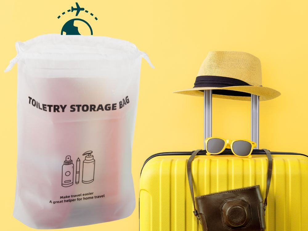 Kosmētikas soma, tualetes piederumi, ceļojumu somas organizators lidmašīnām