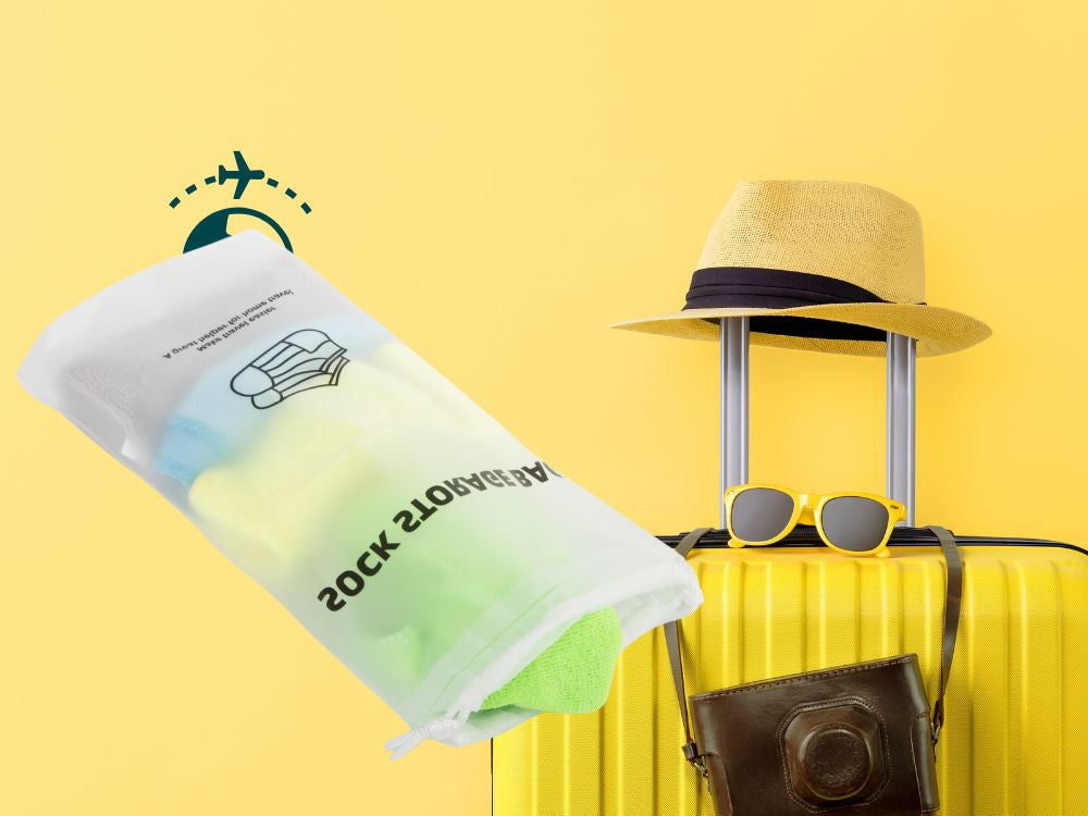 Ceļojumu zeķu soma, lidmašīnas organizators, ūdensizturīgs ceļojumiem