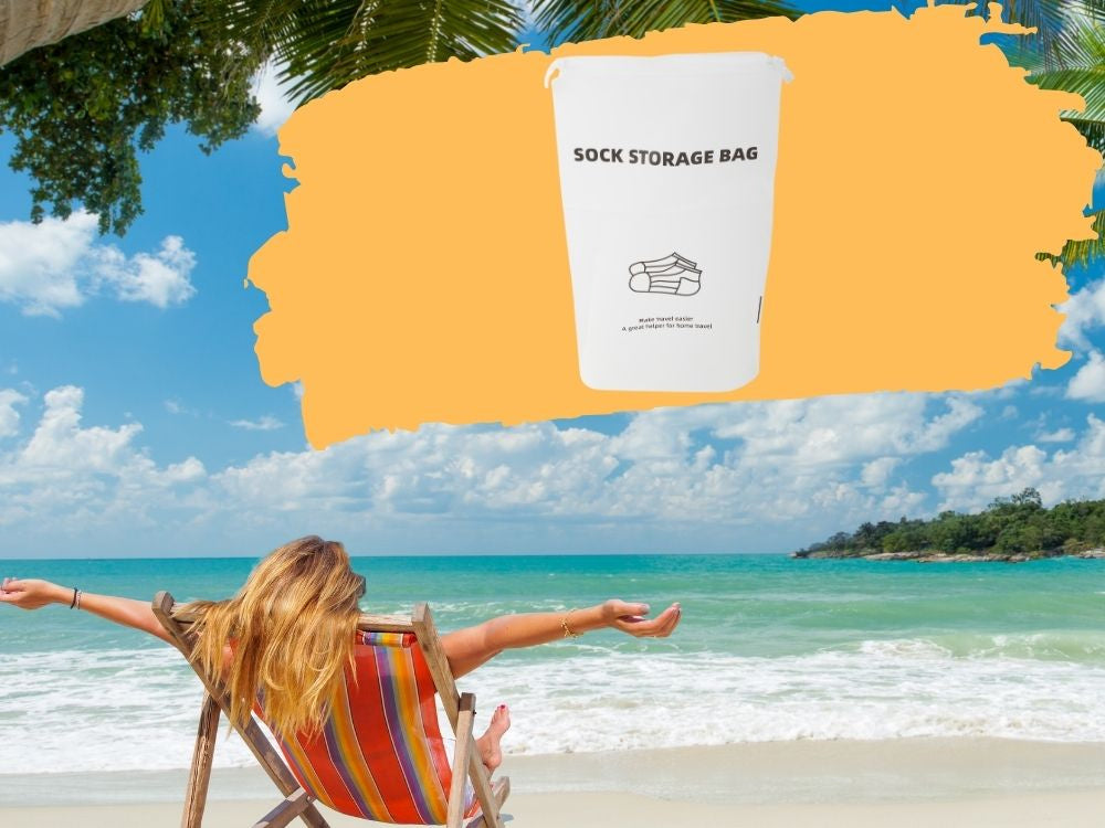 Ceļojumu zeķu soma, lidmašīnas organizators, ūdensizturīgs ceļojumiem