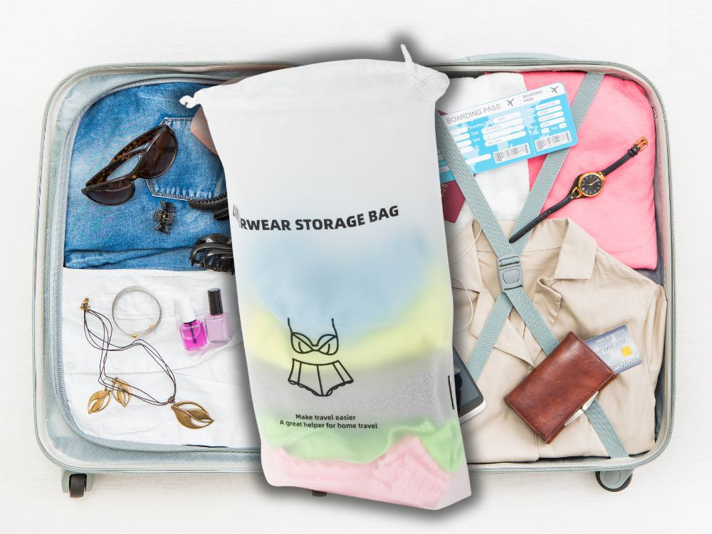 Ūdensizturīga apakšveļas ceļojumu soma, ceļojumu organizators