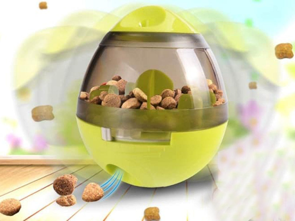 Interaktīva rotaļu suņu našķu bumba lēnas mācīšanās apguvei