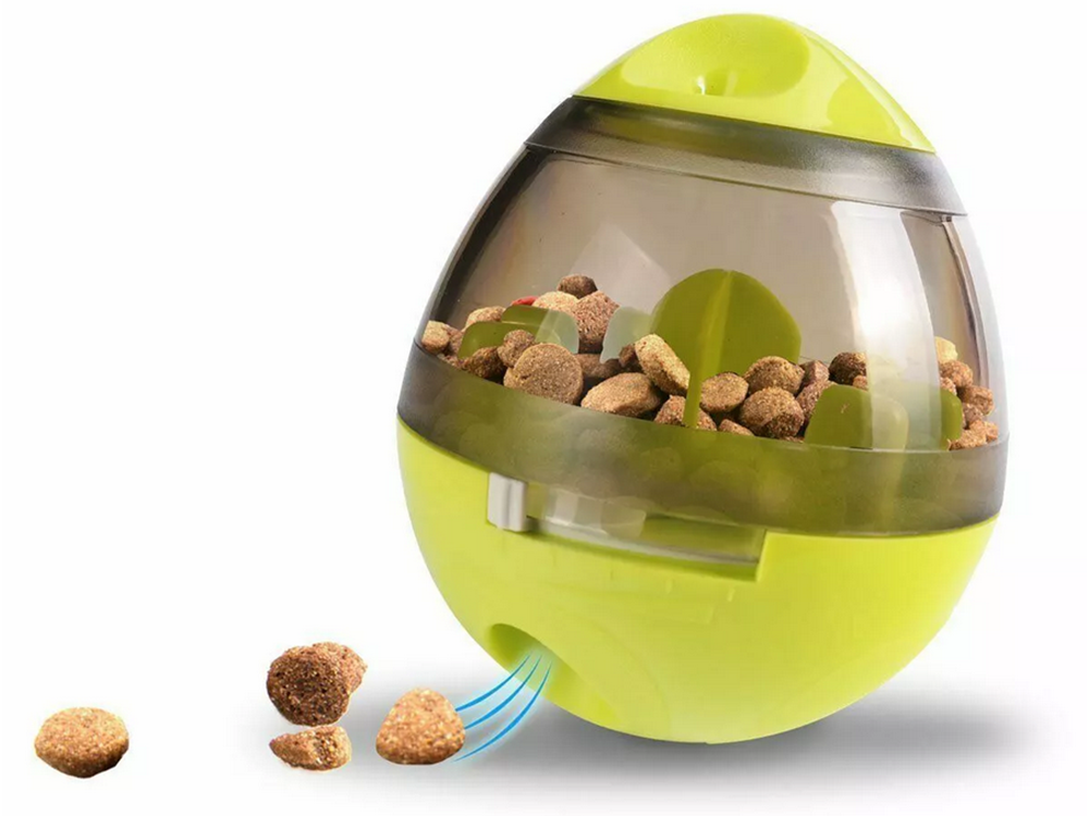 Interaktīva rotaļu suņu našķu bumba lēnas mācīšanās apguvei