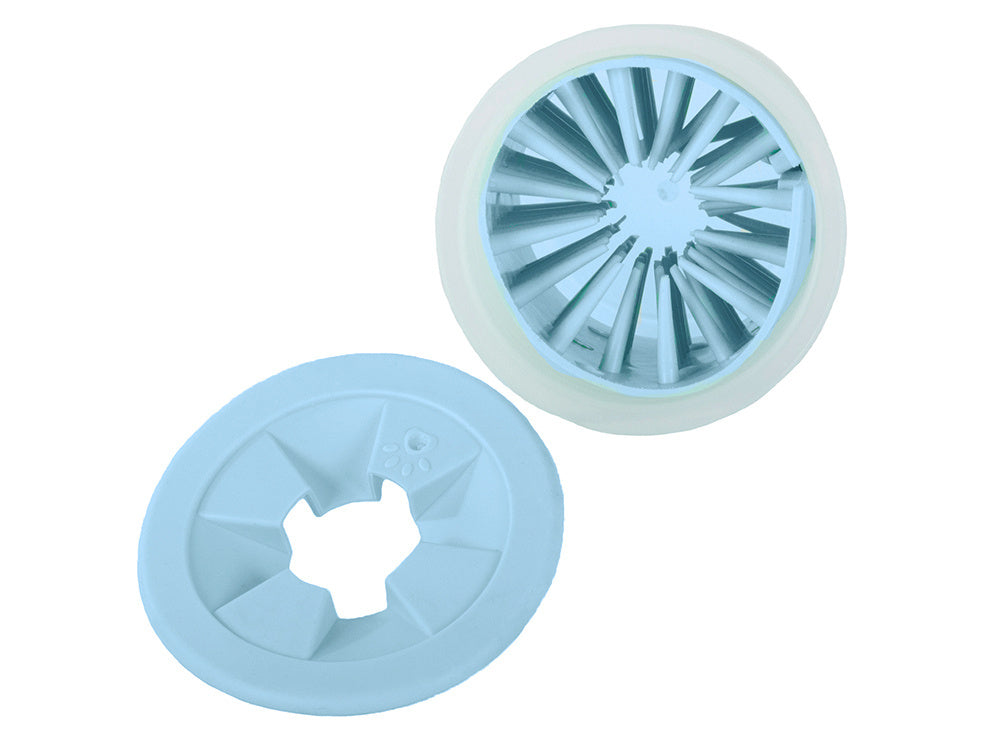 Ķepu tīrītājs suņiem, kaķiem, silikona krūzītēm, silikona spalvām un ķepām