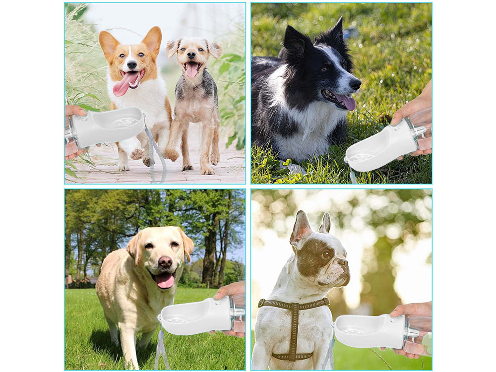 Pārnēsājama suņu pastaigu inde ūdens bļodā 380ml