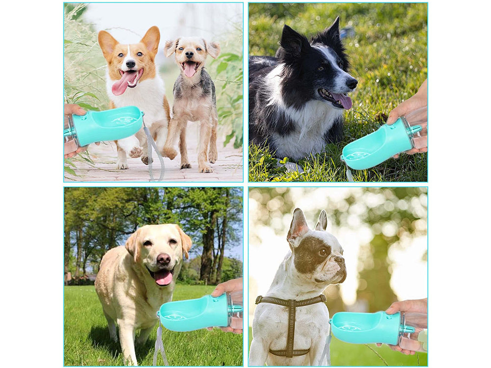 Pārnēsājama suņu pastaigu inde ūdens bļodā 380ml