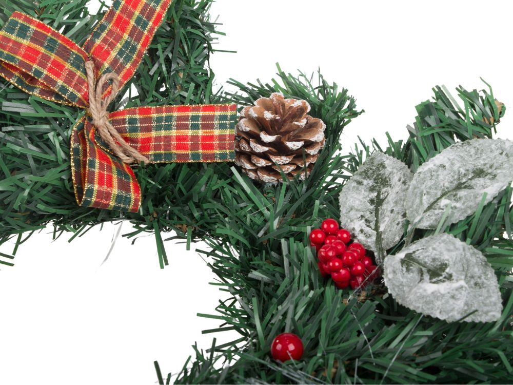 Ziemassvētku dekoratīvā vītne sienu dekorēšanai durvju dekorēšanai Ziemassvētku rotājumi