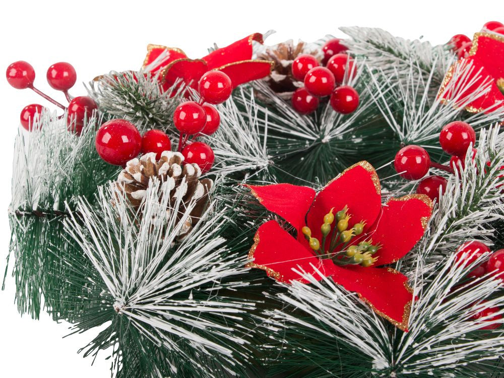 Ziemassvētku dekoratīvā vītne sienu dekorēšanai durvju dekorēšanai Ziemassvētku rotājumi