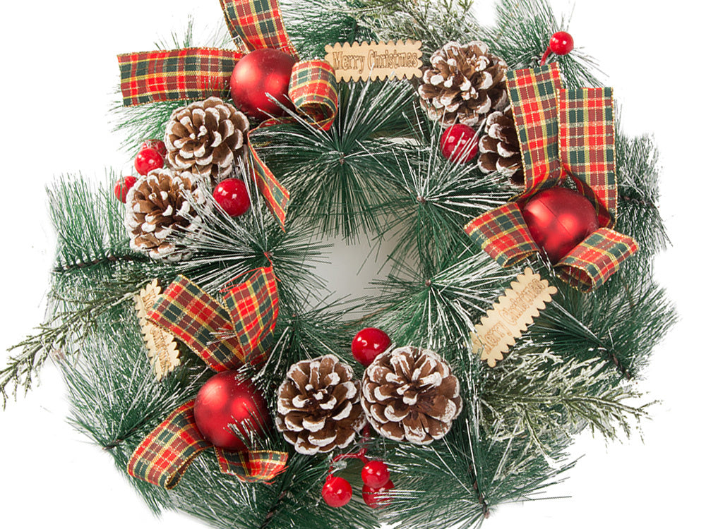 Ziemassvētku dekoratīvā vītne sienu dekorēšanai durvju dekorēšanai Ziemassvētku rotājumi