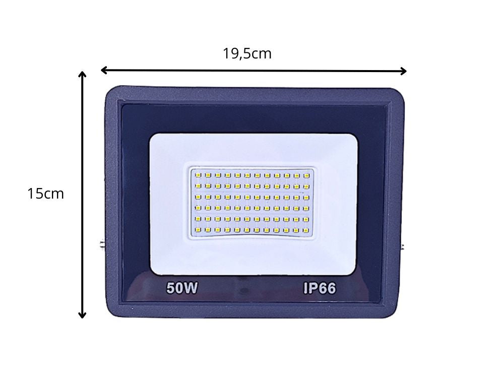 Prožektors halogēna LED prožektors 50W 6000K āra ūdensizturīgs IP66