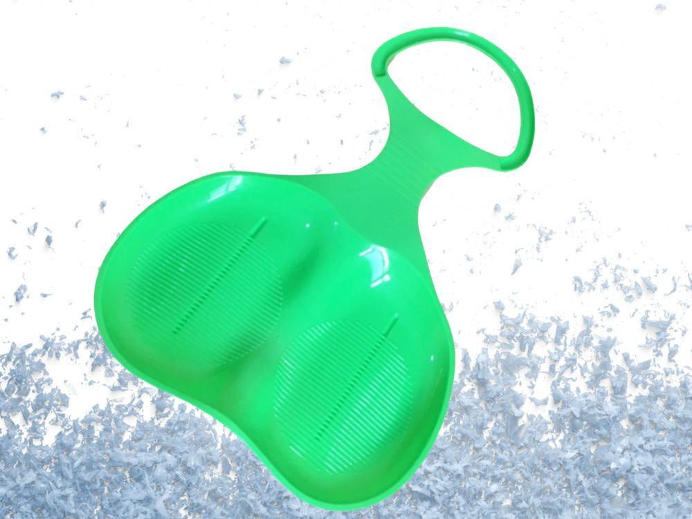 Liels plastmasas ragavu ābolu slidkalniņš sniega slidkalniņš