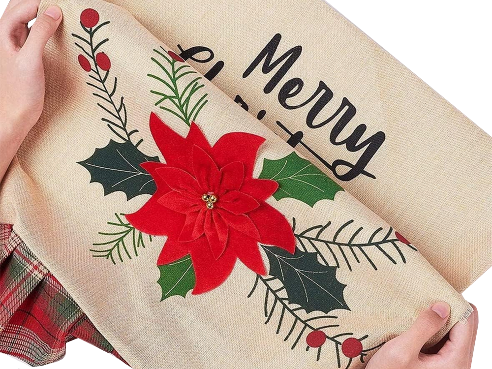 Krēsla aizmugures pārvalks Ziemassvētku rotājums Ziemassvētku rotājums rotājums