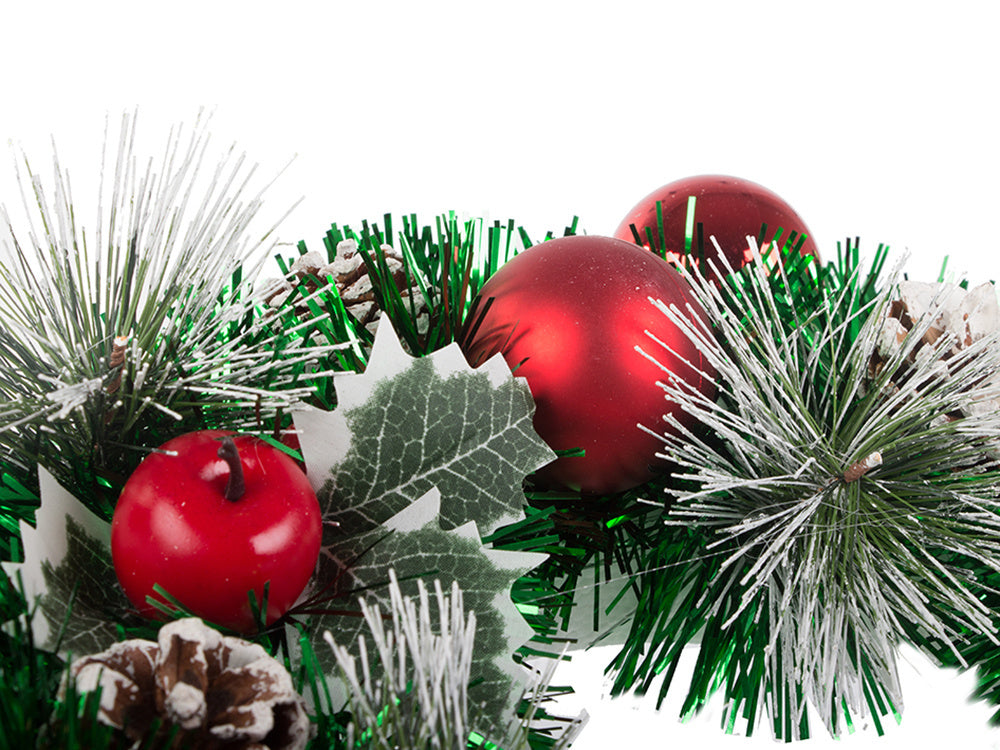 Ziemassvētku dekoratīvā vītne sienu dekorēšanai durvju dekorēšanai Ziemassvētku rotājumi