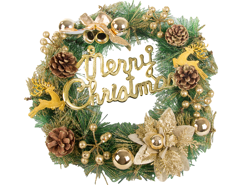 Ziemassvētku dekoratīvā vītne sienu dekorēšanai durvju dekorēšanai Ziemassvētku rotājumi