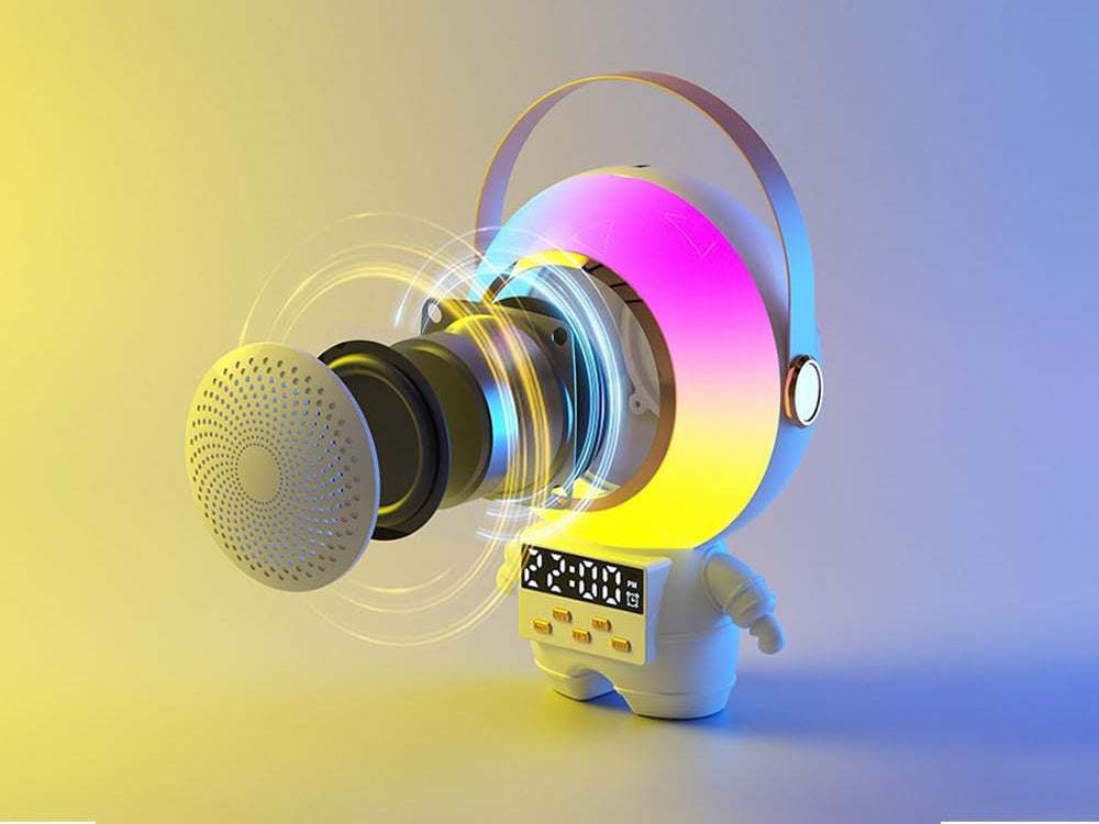 Bezvadu karaoke personālais komplekts Bluetooth skaļrunim + 2 mikrofoniem