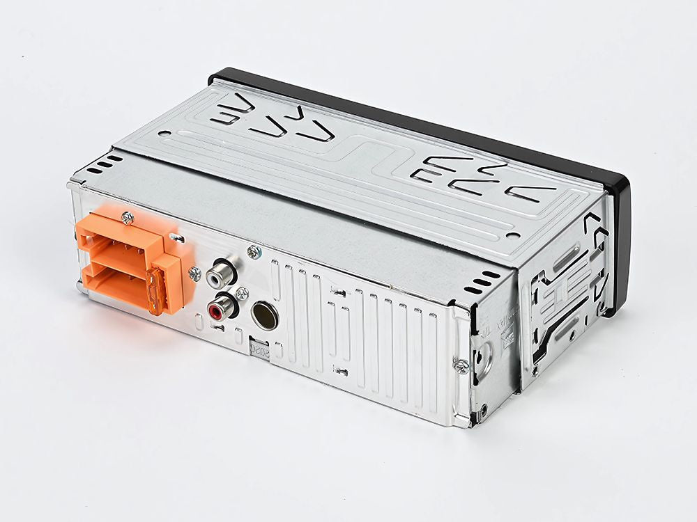 Auto radio Bluetooth USB Aux SD 1 DIN skaļruņa tālvadības pults