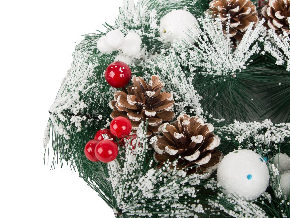 Ziemassvētku vainaga vītne, Ziemassvētku rotājumi, durvju dekors, logs