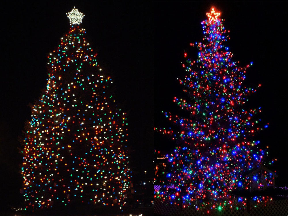 Daudzkrāsainas Ziemassvētku eglītes lampiņas iekštelpām ar 300 LED apgaismojumu, 8 programmām