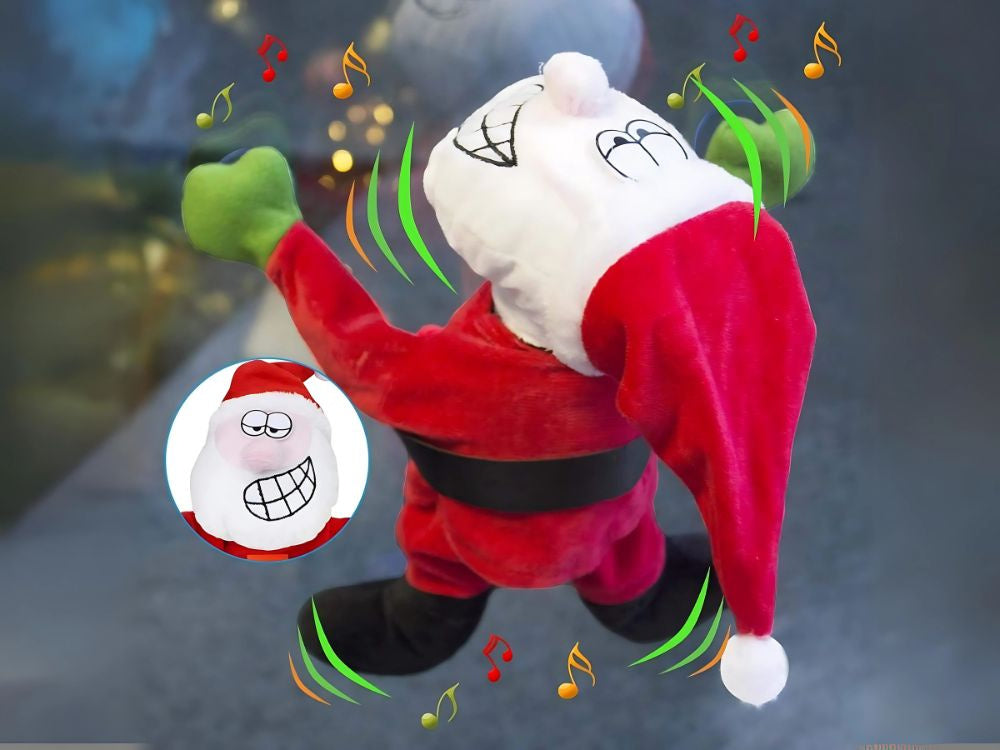 Dejojošas un dziedošas svētās svētās 30 cm logu dekorācijas piesūcekņi