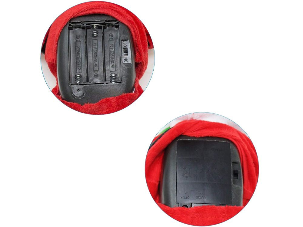 Dejojošas un dziedošas svētās svētās 30 cm logu dekorācijas piesūcekņi