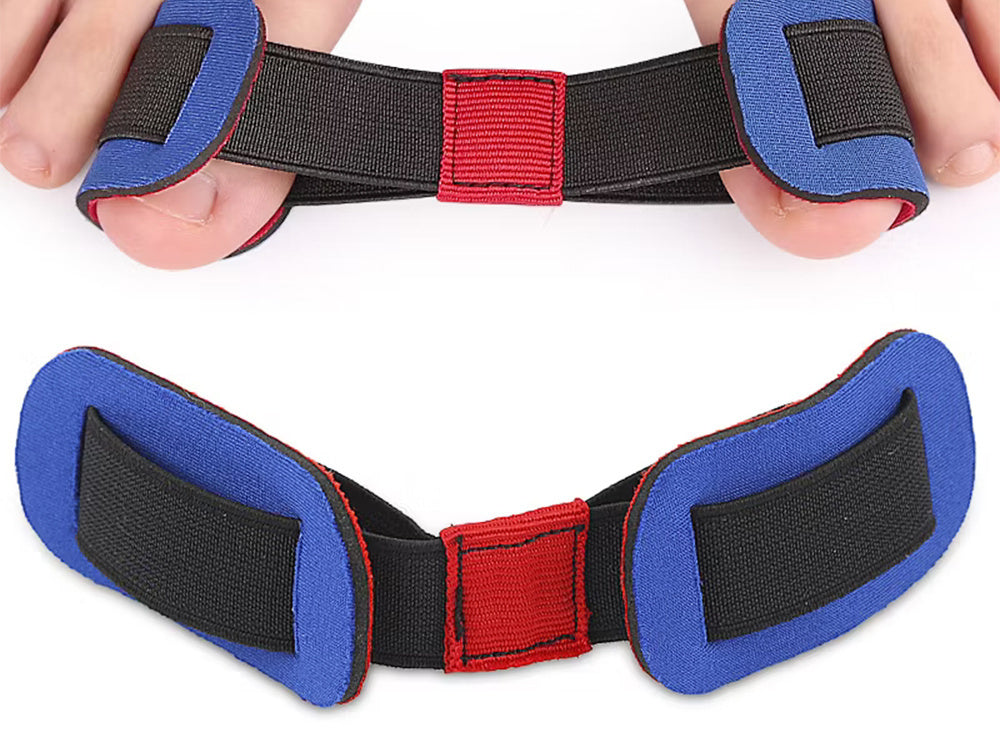 Hallux valgus pirksta ortoze ar 2 daļu stabilizatoru un espanderu