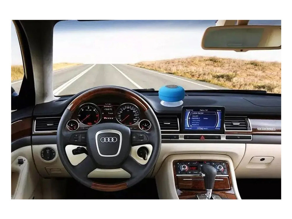 Bluetooth skaļrunis mini bezvadu ipx4 pārnēsājams bass mobilais piesūceknis