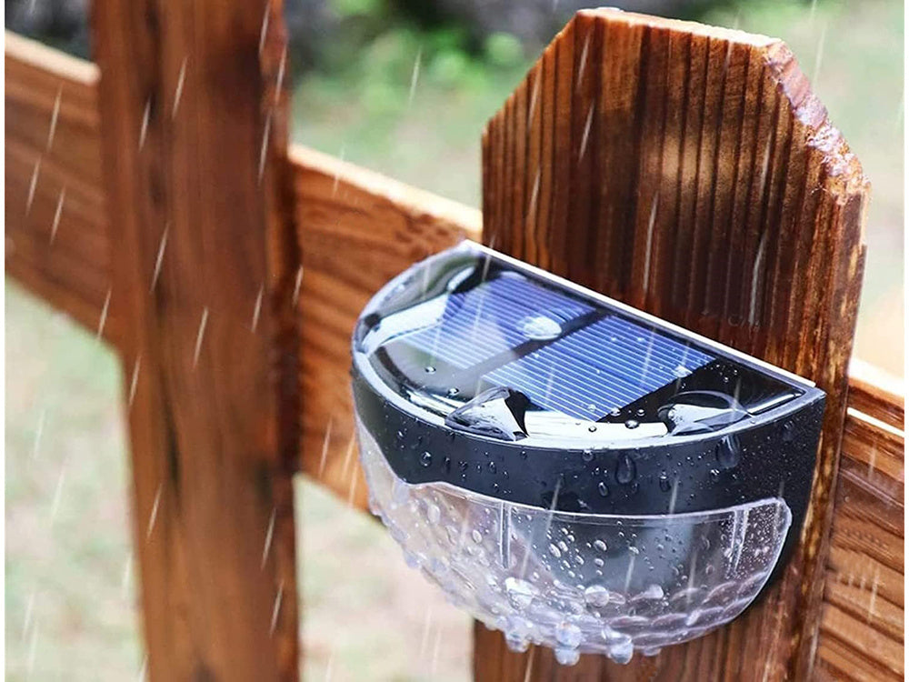 Saules laternas sienas lampa krēslas sensora LED fasādes dārza lampa