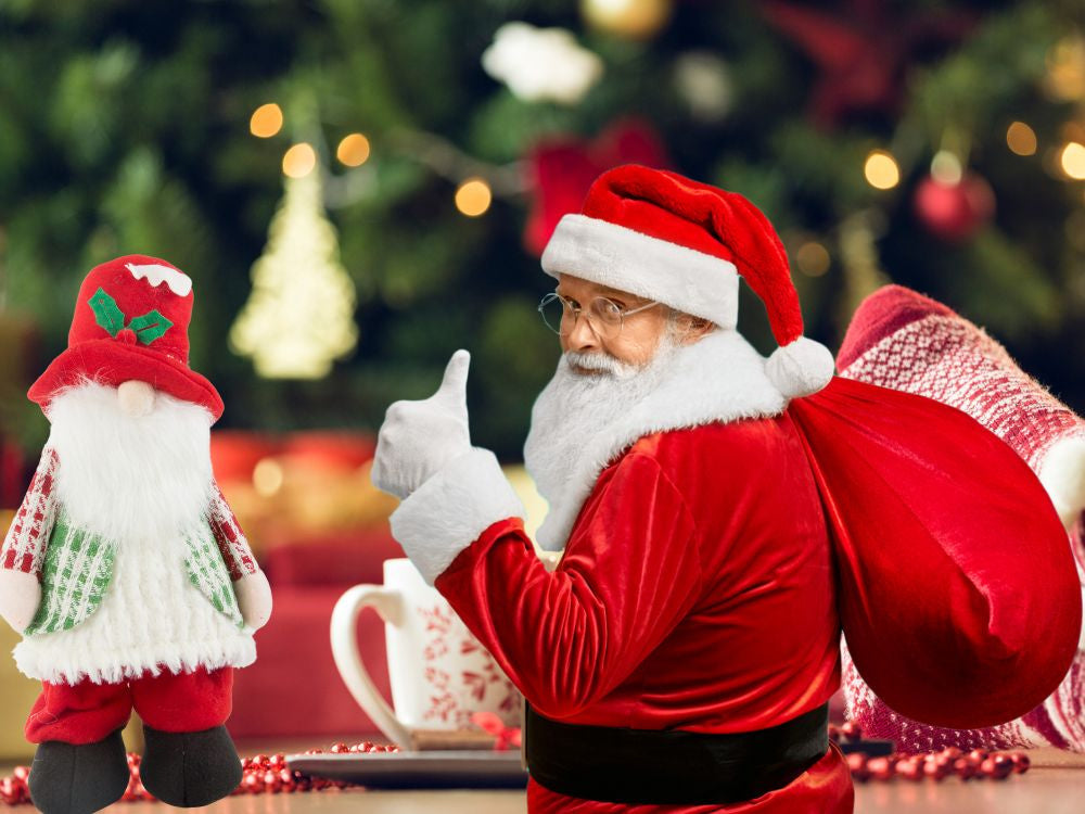 30 cm spoku apgaismots LED putnu Ziemassvētku eglītes rūķīši